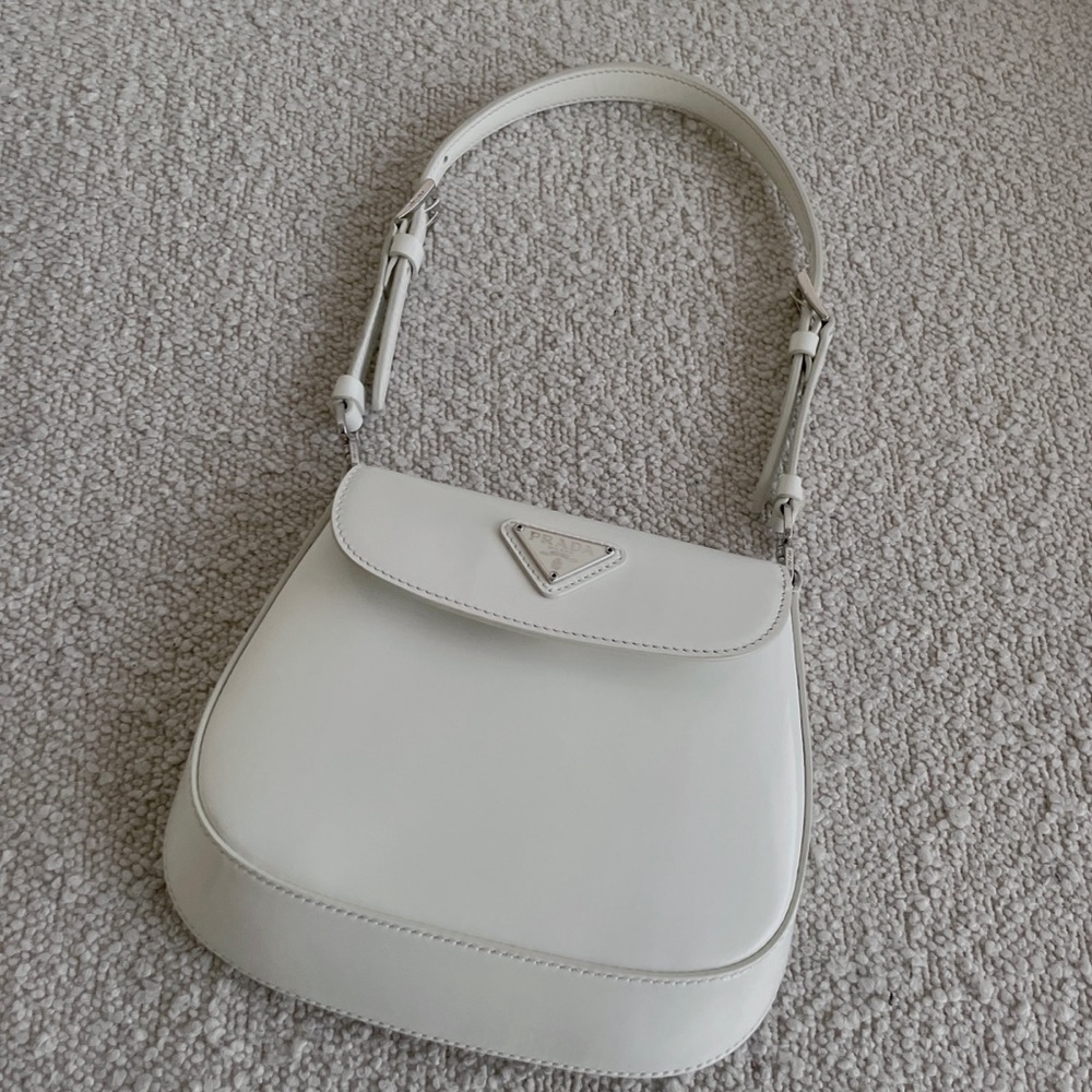 Prada white mini Cleo